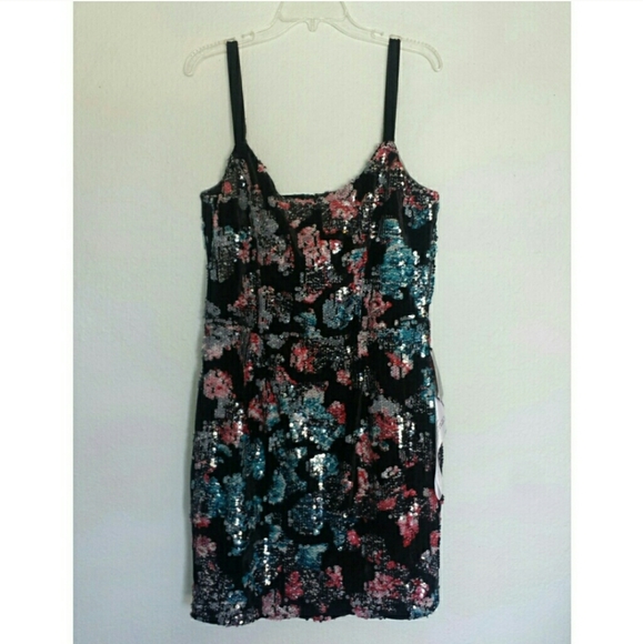 Dress the Population Sequin Dress Size XXL - Picture 2 of 8